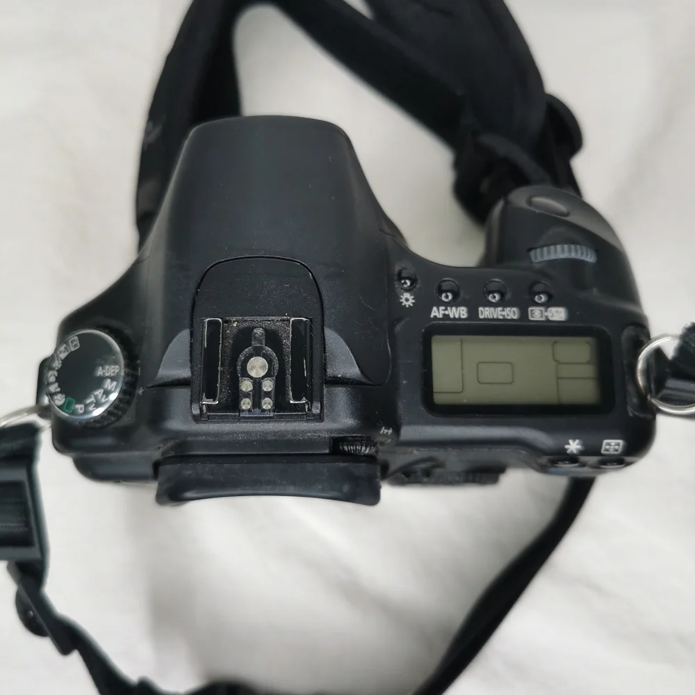 Canon EOS 30D digital SLR camera w/ case & cleaning tool